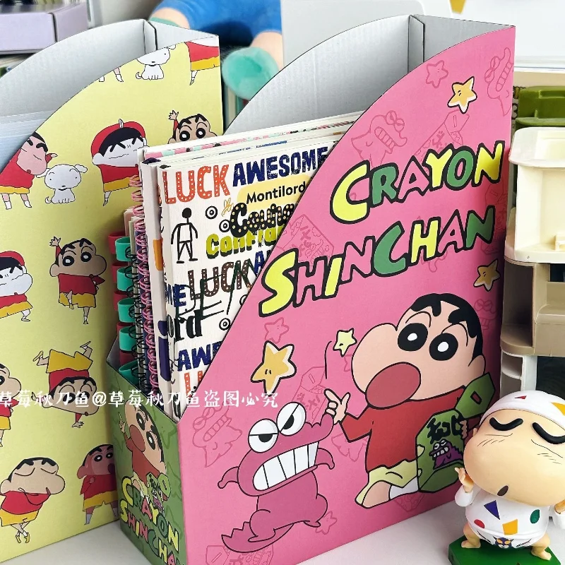 Student Anime Shinchan Shiro Large Capacity Office File Orga