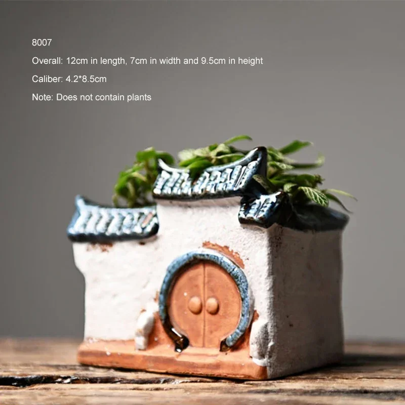 

Китайские керамические цветочные горшки в горшках, креативный офисный горшок для гостиной, зеленые растения, горшечные суккуленты, напольный цветочный горшок