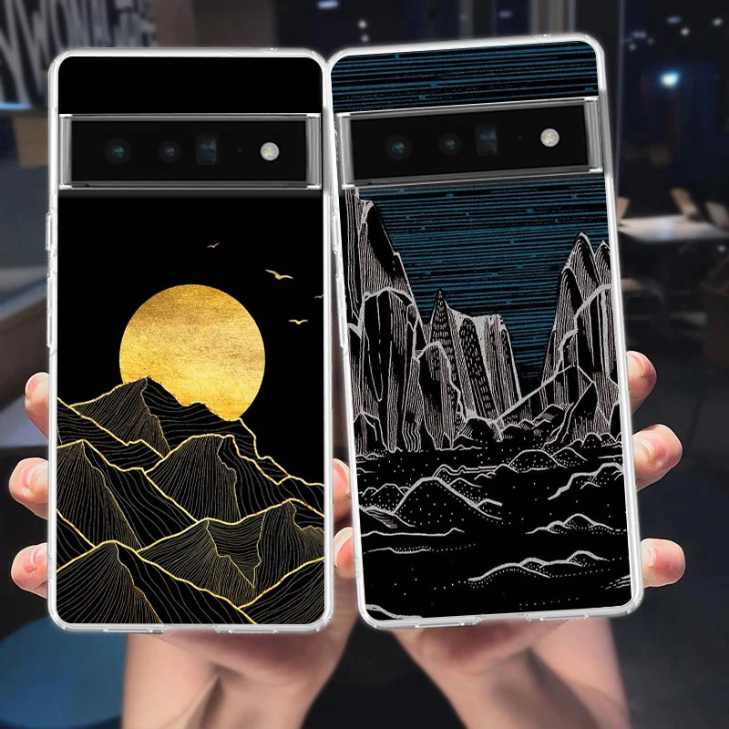 Чехол для телефона Golden Sunrise для Google Pixel 8 7 6 5 4 4XL, противоударный силиконовый чехол для 7A 6A 5A 4A 3A 3AXLPro