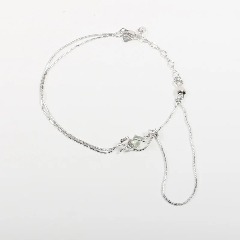 

Ожерелье с инкрустацией из грейпестера женское ожерелье в стиле милых и крутых регулируемых ключиц