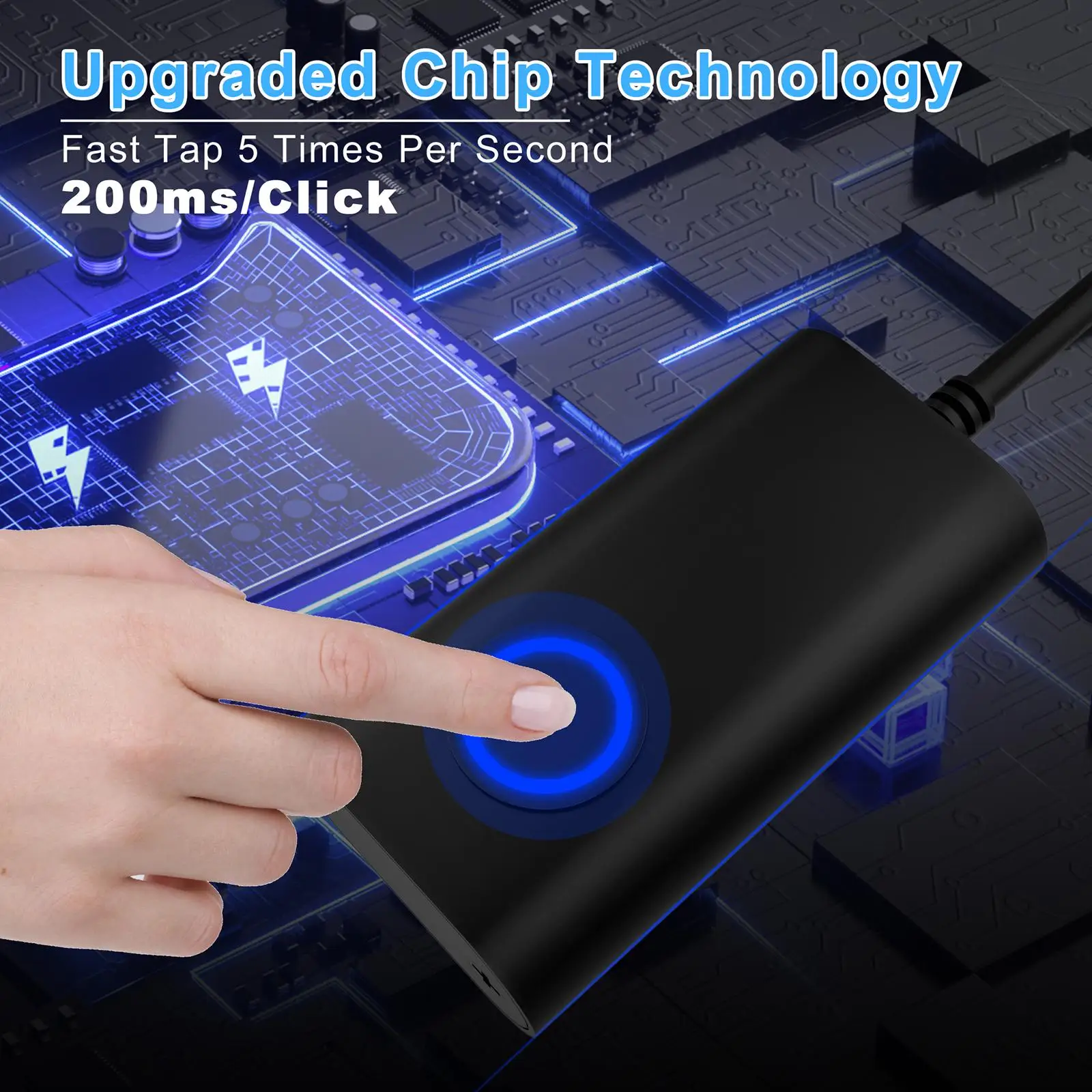 

Переключатель для мыши подключи и работай USB C адаптер игровой автоматический непрерывный клик компьютерная USB мышь переключатель для компь...