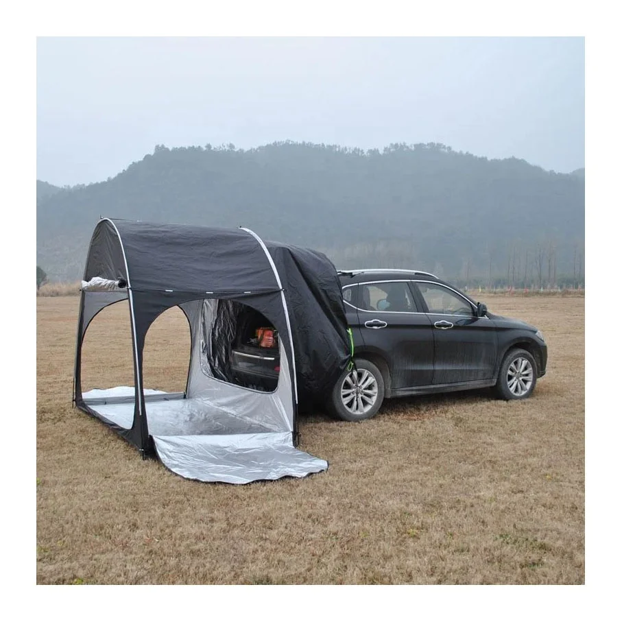 

Outdoor Camping Waterproof Rear Tent Car Roof Top Folding High Quality Sun Shelter Car Top Shell Side Awning Umbrella Shade Tent