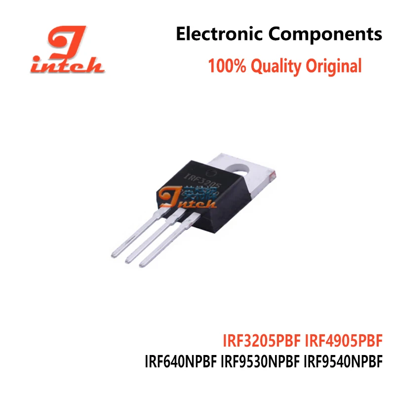 

5-10pcs/lot 100% Qualit RF3205PBF IRF4905PBF IRF640NPBF IRF9530NPBF IRF9540NPBF IRF1404PBF TO220 MOSFET Chipset