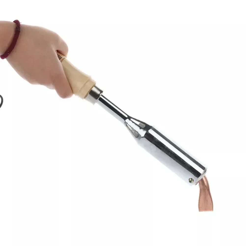 1 шт. 300 Вт электрический паяльник с деревянной ручкой паяльная станция мощными