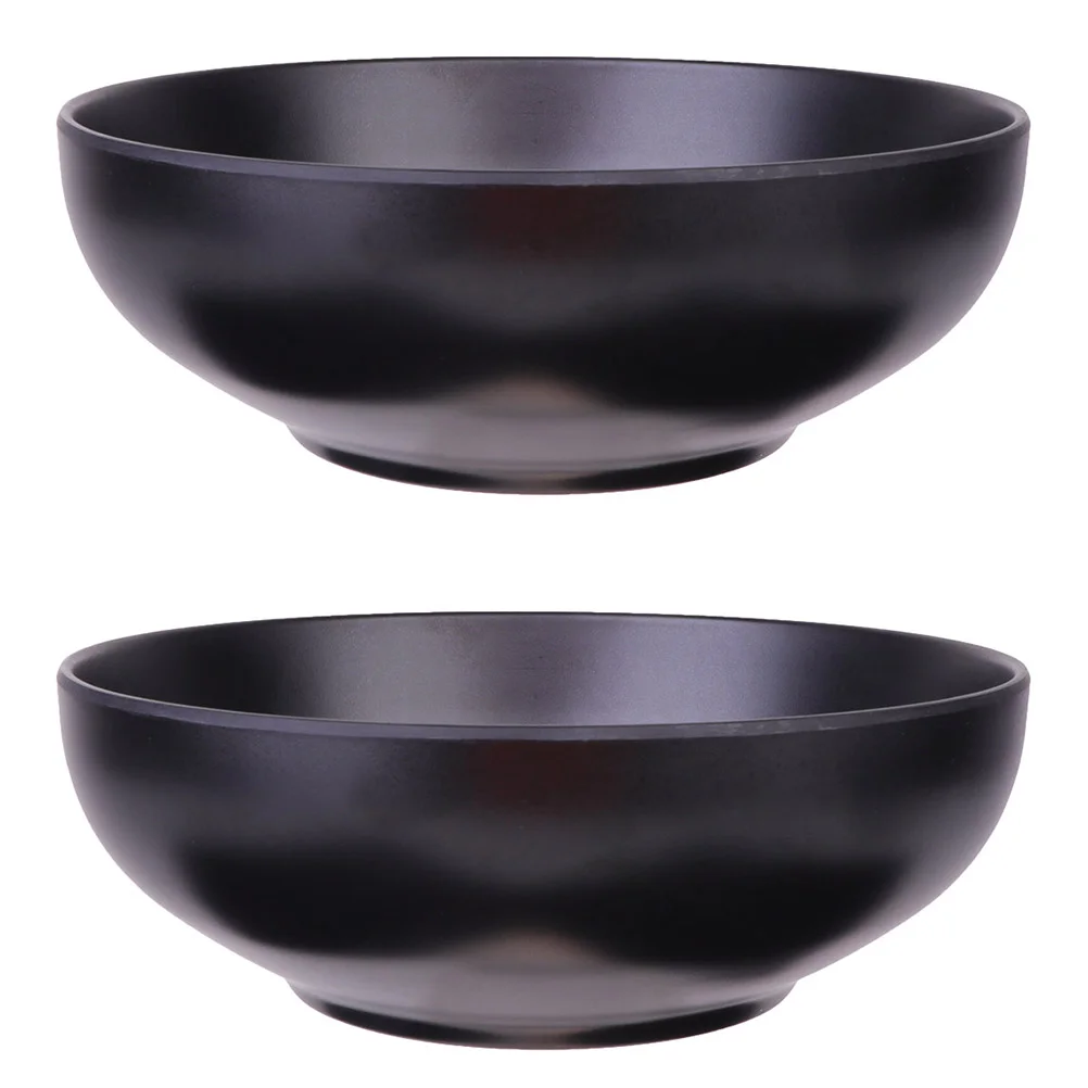 

Bowl Bowls Ramen Noodle Japanese Soup Serving Black Ceramic Miso Container Salad Large Cereal Pho Snack Dessert Porcelain