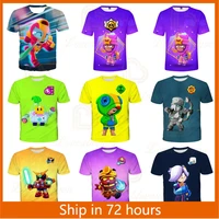 crow t shirt game 3d t shirts browings emz and star shoot childrens baby clothing kids leon tops 2022 boys girls tees