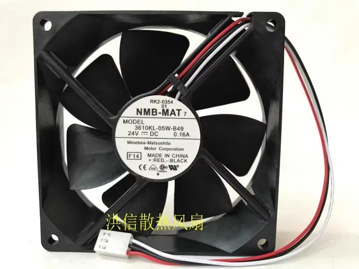 Бесплатная доставка оригинальный NMB 3610KL-05W-B49 DC24V 0.16A 92*25 мм преобразователь
