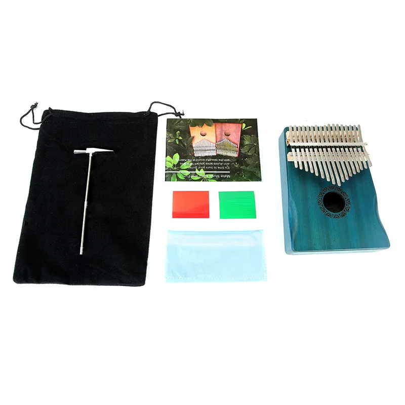EASTTOP EK17-B 17 клавиш Kalimba большой палец пианино корпус из красного дерева