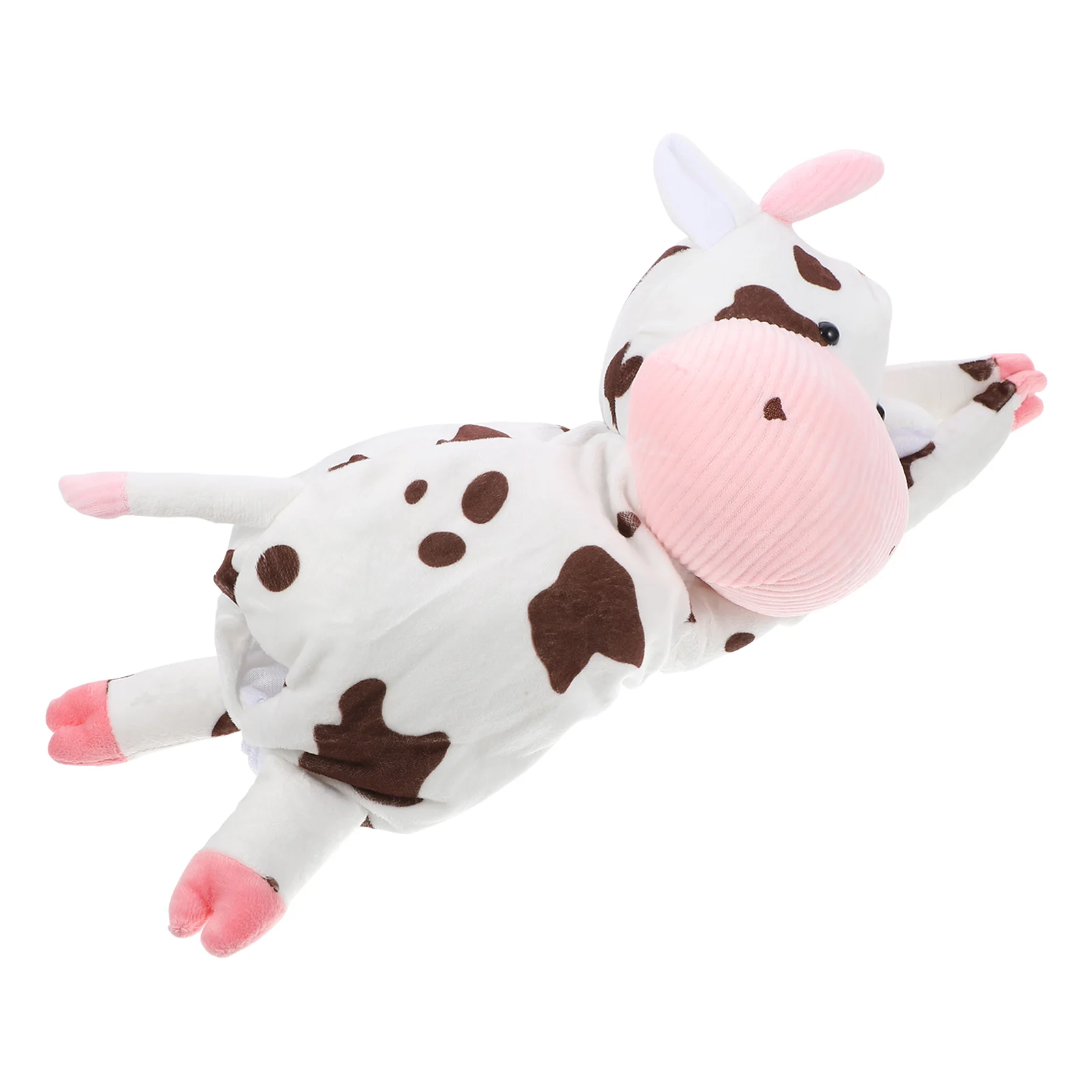 

Tissue Box Holder Cover Plush Hanging Car Paper Animal Cow Storage Auto Napkin Anime Visor Container Dispenser Stuffed Case