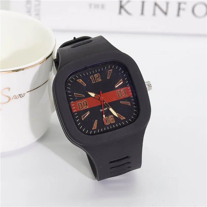 

Fashion Transparent Digital Watch Square for Women Watches Sports Electronic Wristwatch Clock for Men