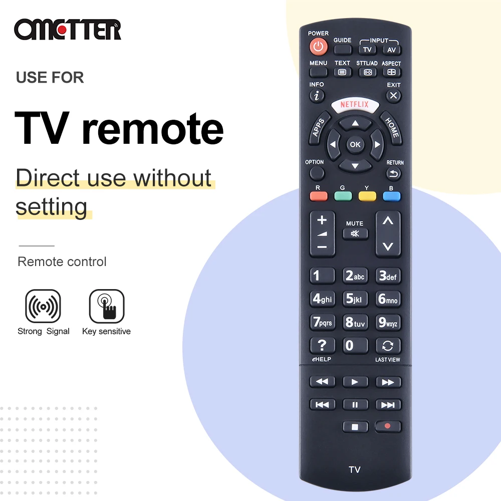

New N2QAYB001008 For Panasonic Viera HD Plasma TV Netflix Audio Remote Control