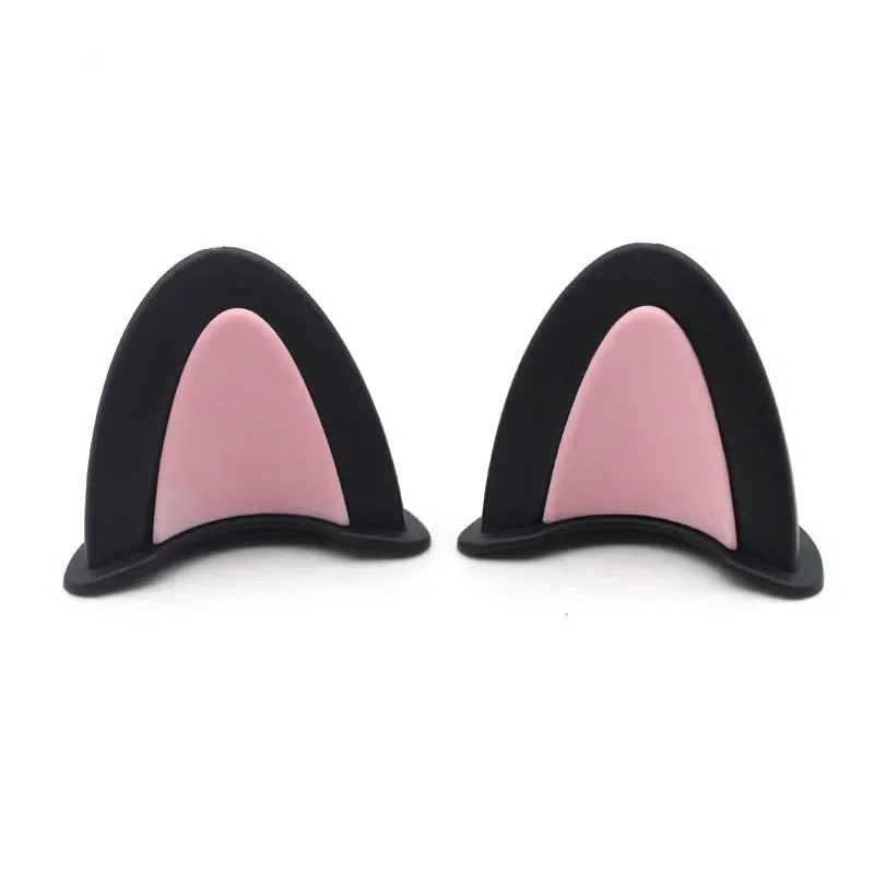 

Милые 3D кошачьи уши, украшение для шлема, универсальный мотоциклетный электромобильный шлем, наклейки, аксессуары для декора велосипедного шлема