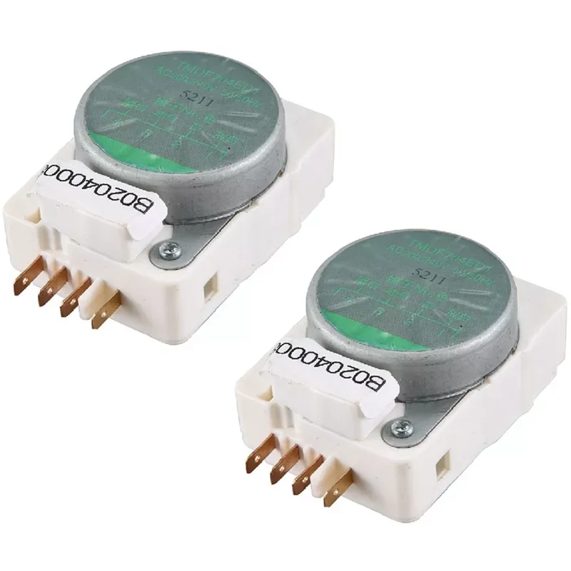 

SANQ 2Pcs Refrigeration Accessories for Refrigerator Defrost Timer TMDF704ED1 Defrosting Timer