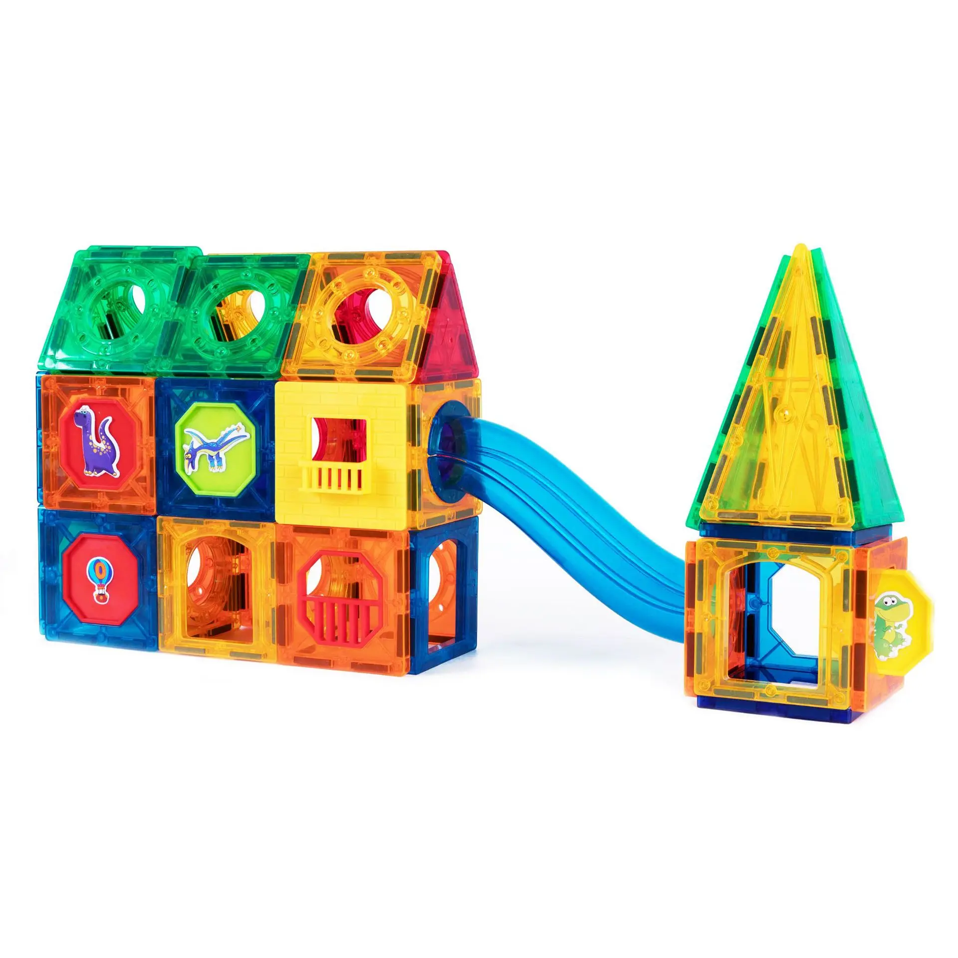 Креативные магнитные строительные блоки игрушки магнитная воронка скользящие