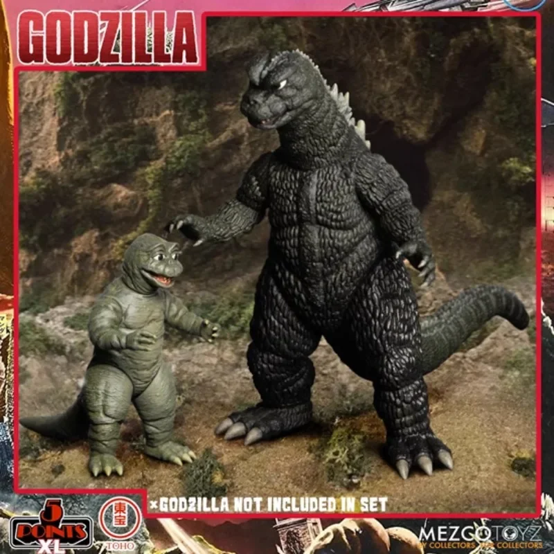 Фото В наличии оригинальный MEZCO King Ghidorah MINILLA Gorosaurus Baragon Godzilla модель персонажа из фильма художественная коллекция игрушка в подарок №3