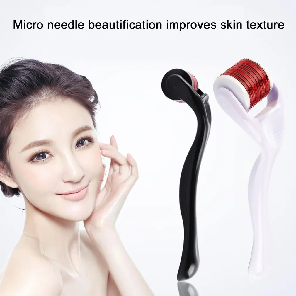 

Micro Needle Roller Derma Roller Dermaroller Titanium Hair Regrowth Beard Growth Anti Hair Loss Treatment Thinning Hair Receding