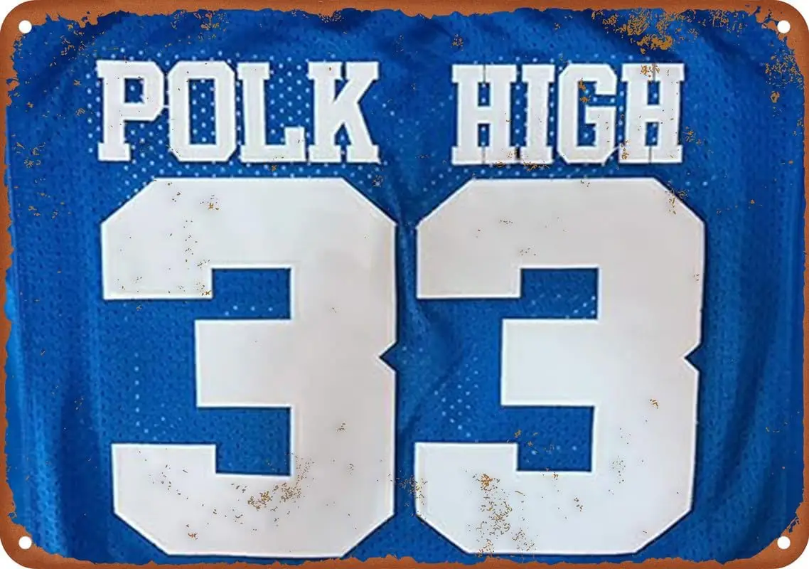 GeRRT Polk hgh 33 Al Bundy Marred с детским плакатом металлический Tn Sgn для