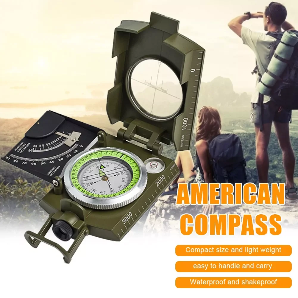 

Survival Military Compass Camping Hiking Water Compass Geological Compass Digital Compass Camping Navigation Equipment