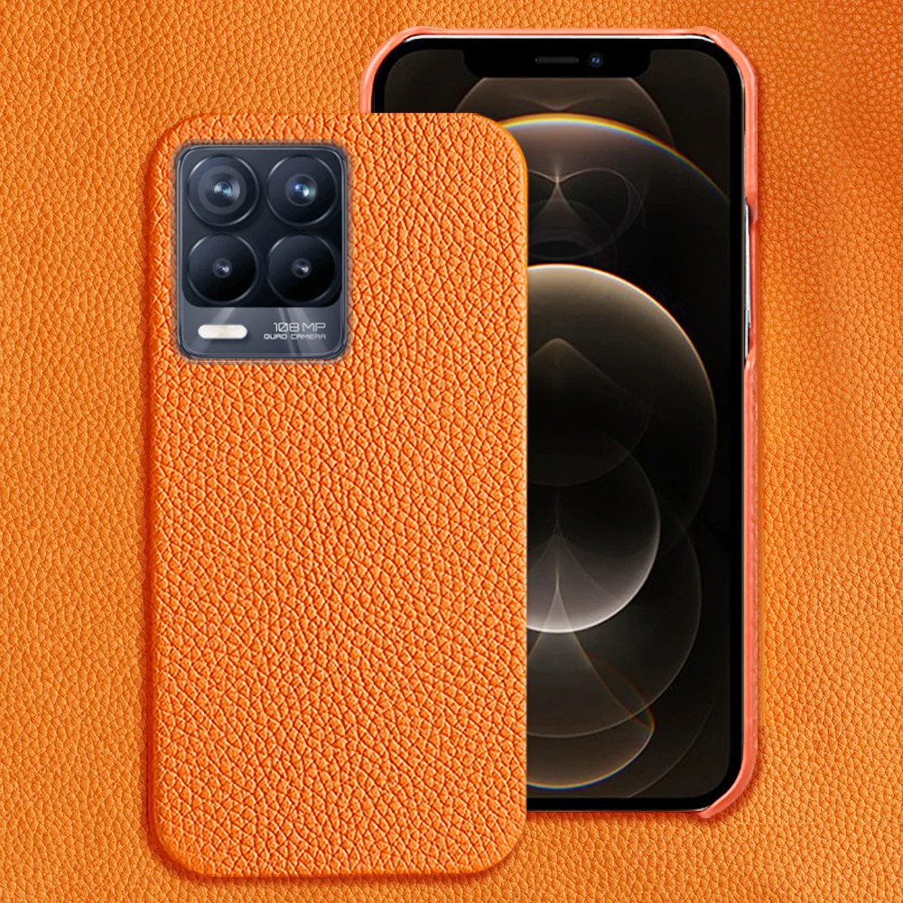 

Чехол из натуральной кожи с зернистой текстурой личи для Realme 8 Pro 7 6 Pro X2 Xt X7 Pro C3 Gt Neo чехол для Oppo A9 Reno 5 4 2 Z Find X2 X3 Pro