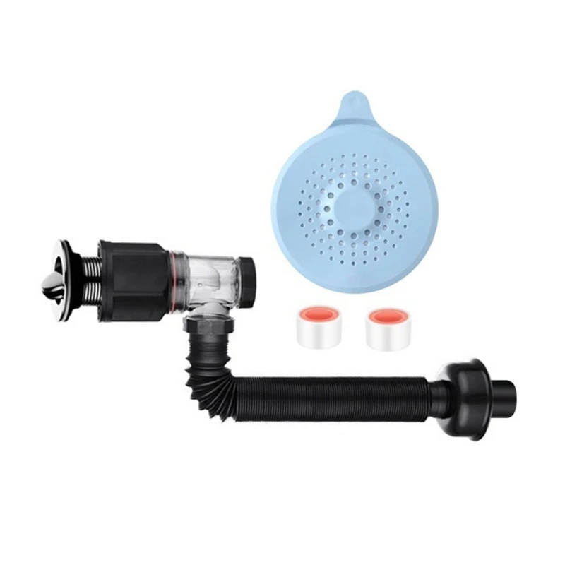 Сливная труба для кухонной раковины гибкий эластичный фильтр дезодоранта