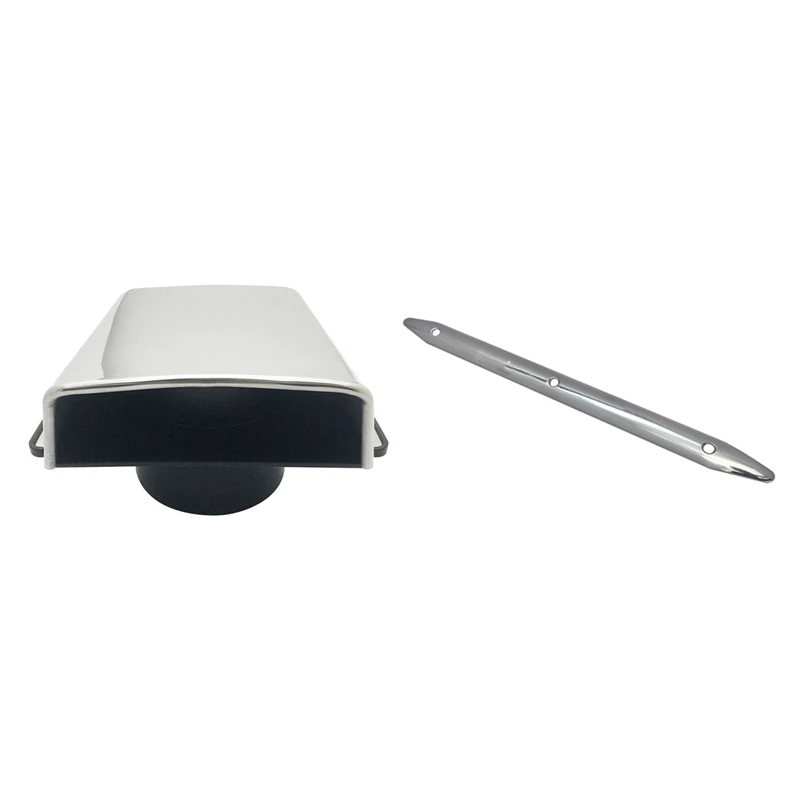 

Vent with Nylon Base Marine Stainless Steel 304 & Rub Strake Protection Deck Hardware Medium Stainless Steel 316