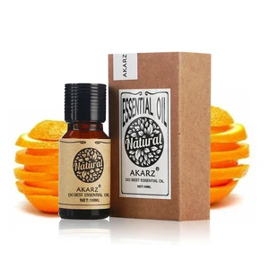 Эфирное масло мандарина AKARZ, естественная ароматерапия, устранение тревоги, смазка для кожи, устранение беспокойства, масло мандарина