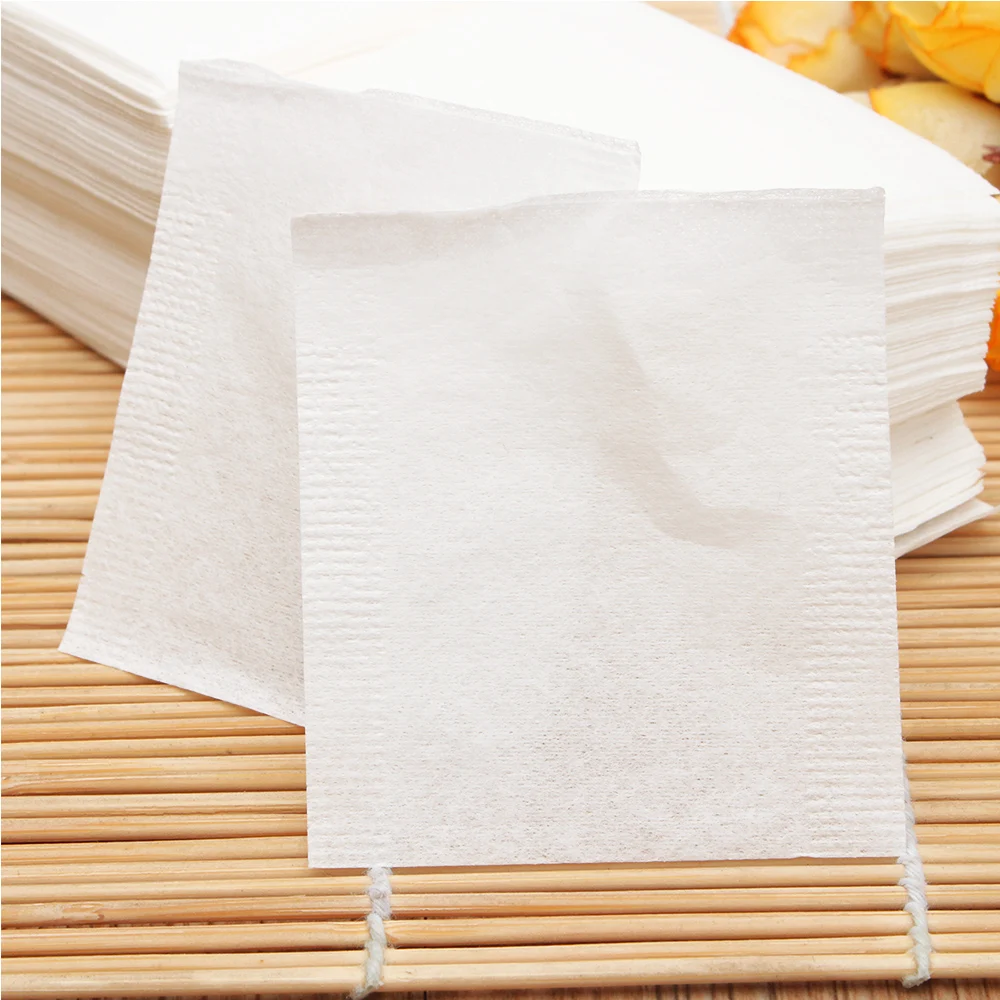 

Herb Empty Teabags Loose Tea Bags Heat Seal Eco-friendly Soft Pepper Powder 500Pcs Filter 5.5x6.2cm Pro Top 2018