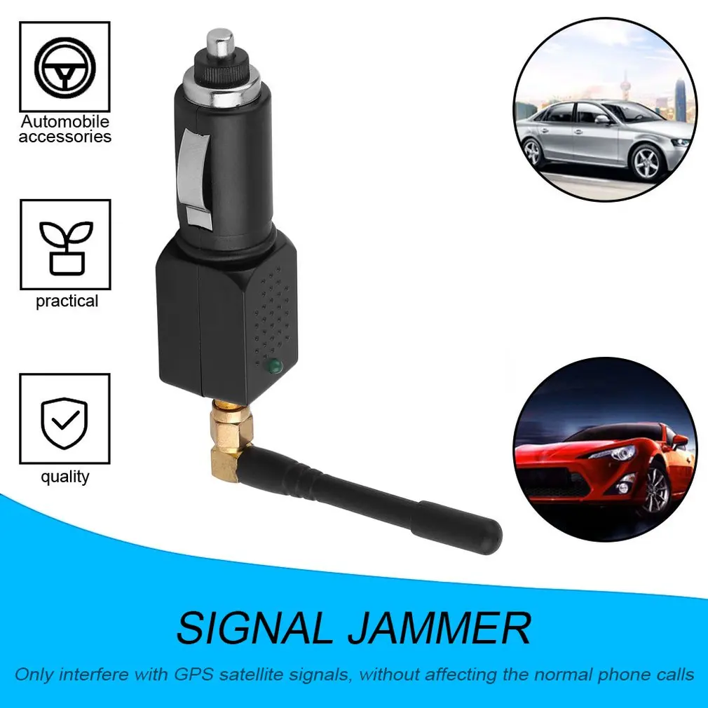 

Car GPS Cigarette Lighter Anti-Tracking Blocker Signal Shield Screen Positioning System With Aerial For Company Auto Van