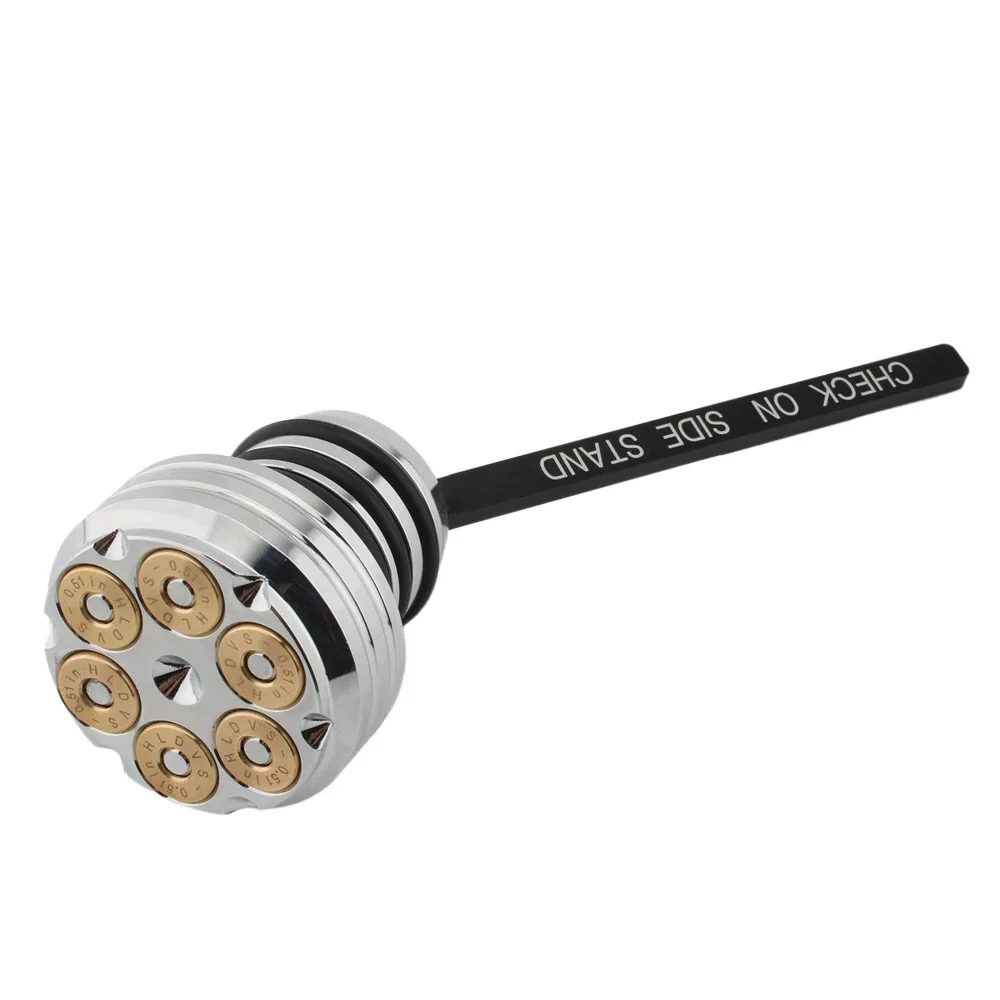 

Для Harley FAT BOY SOFTAIL STANDARD 2000-2017 мотоциклетные аксессуары типа Bullet, масляный щуп, слот для взрыва, щуп для измерения уровня масла