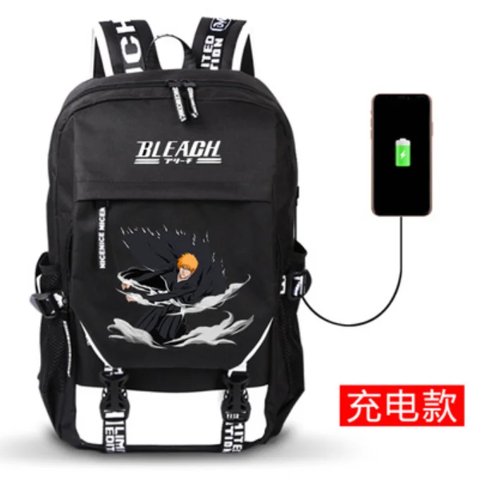 

Школьная сумка с аниме отбеливателем, дорожный рюкзак, Повседневная сумка через плечо в стиле Харадзюку, подарок # A