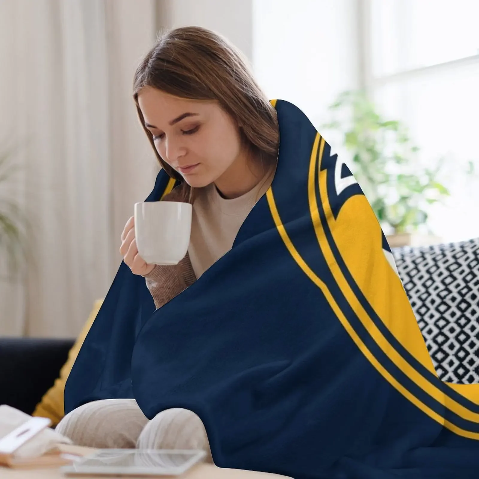 Одеяло Bobcats Quinnipiac-icon мягкие плюшевые плед-покрывала одеяла