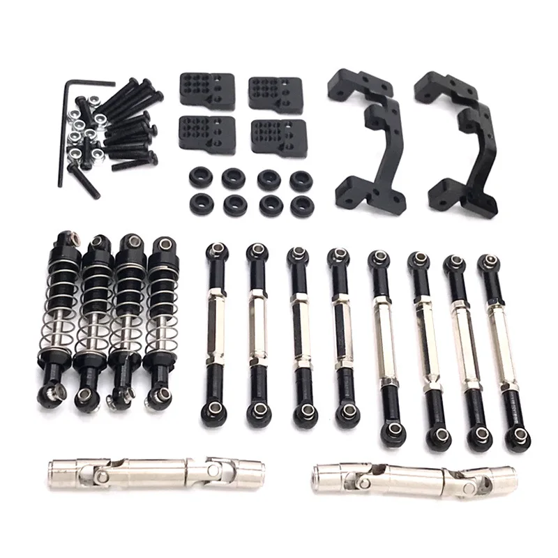 Metal Upgrade Parts, Tie Rods, Drive Shafts, Shock Absorbers Etc. Modified Parts
