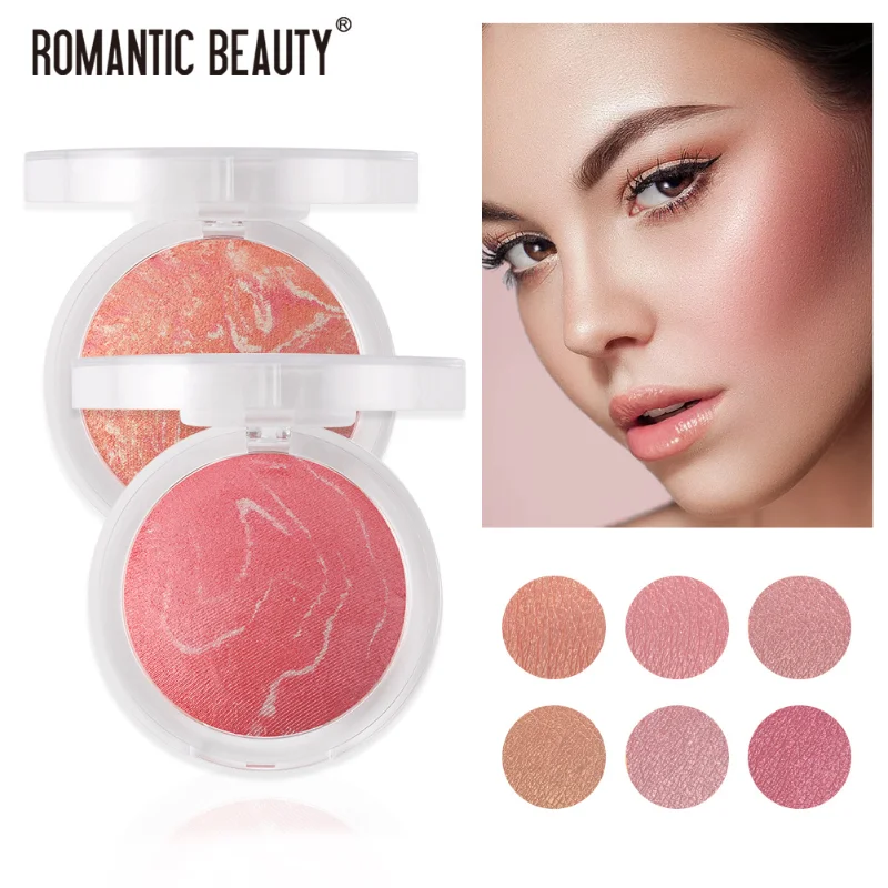 

Wholesale High Gloss Makeup Palette Natural Face Press Blush Makeup Baking Palette Makeup Face Shadow Press Powder
