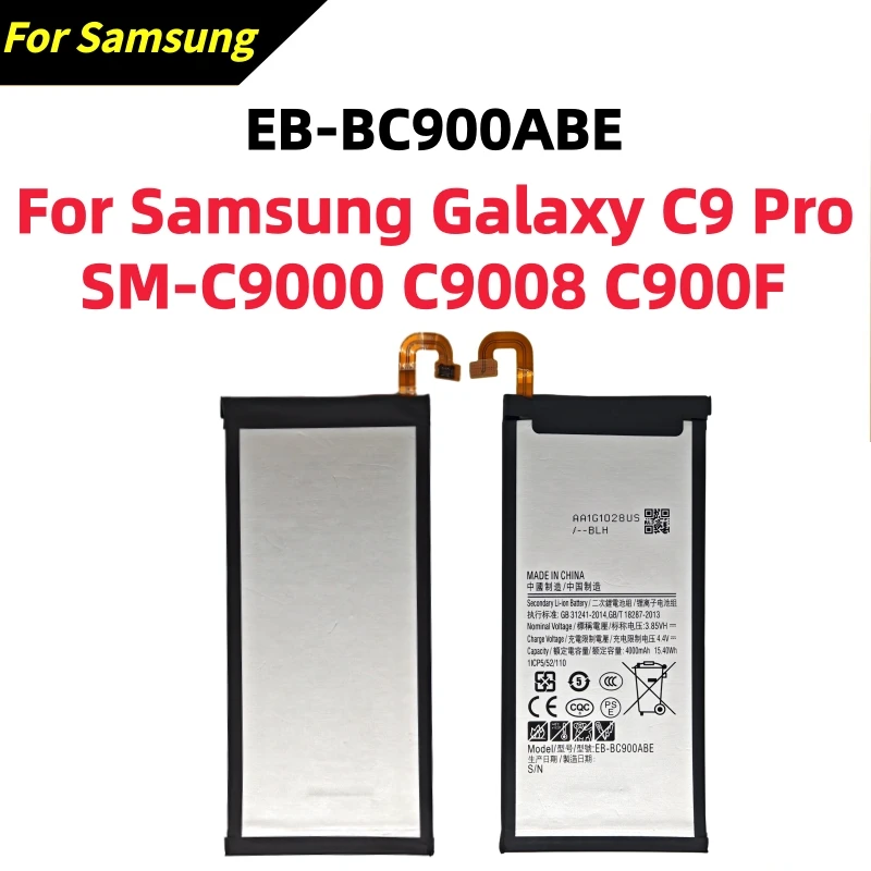Фото 100% новый высококачественный аккумулятор EB-BC900ABE 4000 мАч для Samsung Galaxy C9 Pro SM-C9000 C9008 C900F C900Y, замена батареи телефона + инструменты №5