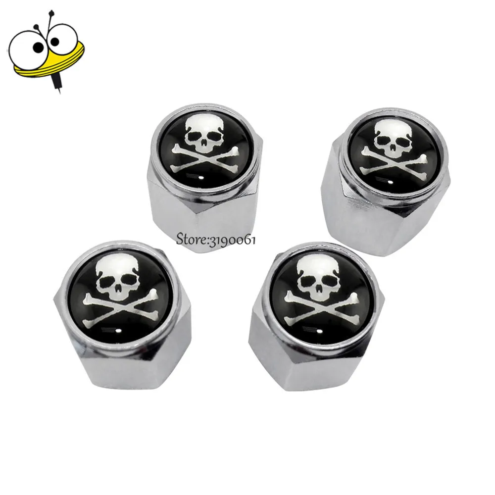 

Крышка клапана для стайлинга автомобиля, крышка стержня клапана, s, крышка для клапана шины, для головки черепа для Chevrolet Cruze, Lexus, BMW, Benz, Opel, Suzuki