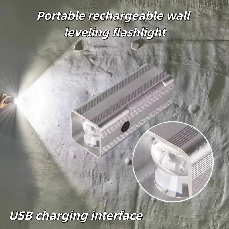 

Портативная выравнивающая лампа с LED-фонариком USB