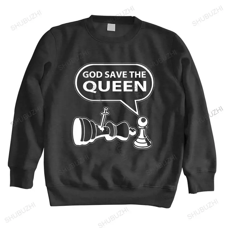 

Мужская теплая толстовка с капюшоном, шахматная толстовка с надписью God Save The Queen, брендовые толстовки из хлопка для мальчиков на осень