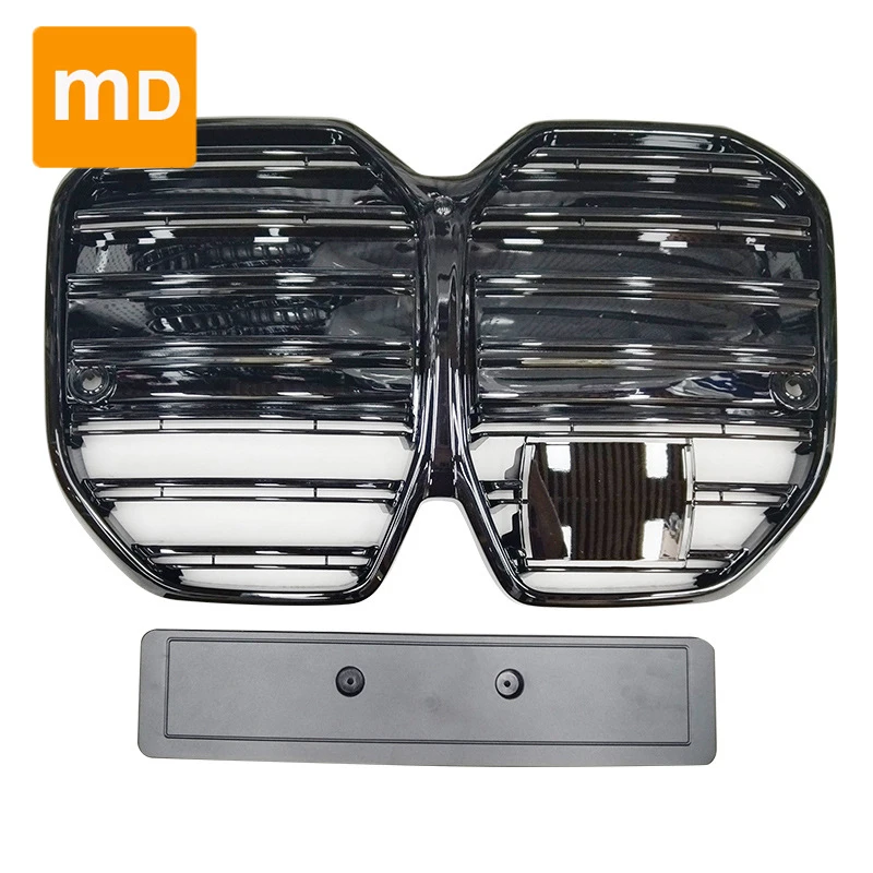 Решетки радиатора глянцевого черного цвета для BMW I4 G26 комплект передних бамперов