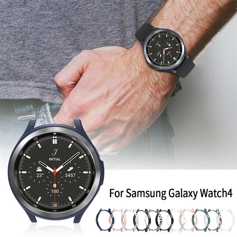 Легкий защитный чехол для Samsung Galaxy Watch 4 Классический 46 мм 42 44 40 жесткий бампер из