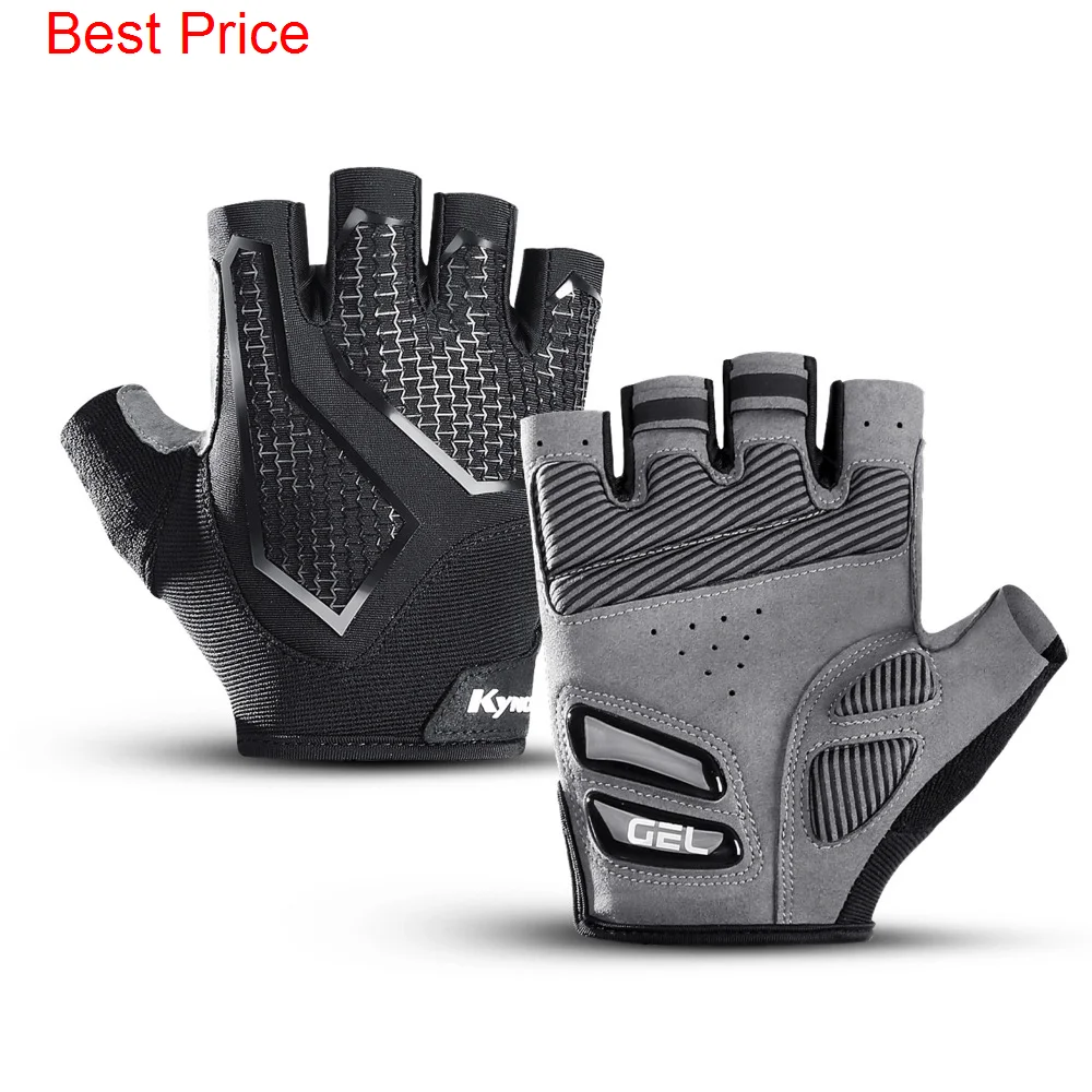

50Pair Men's Fitness Bicycle Short Finger Gloves Outdoor Sports Riding Shock Absorption Breathable Wear-resistant Half Finger