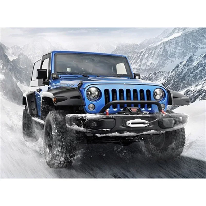 Для Jeep Wrangler JK JL Gladiator JT 2007-2023 + чехлы для фаркопа переднего бампера защита