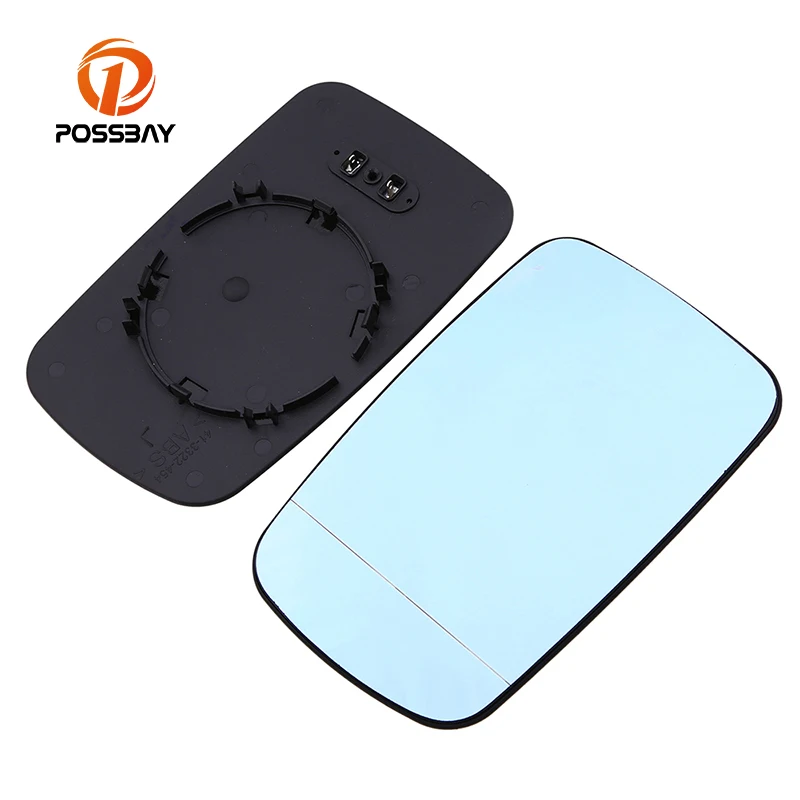 

POSSBAY Heating Blue Rearview Wing Side Mirror Glass Side Mirror Heated Car-covers for BMW 5 Series E39 Sedan Wagon 2000-2003