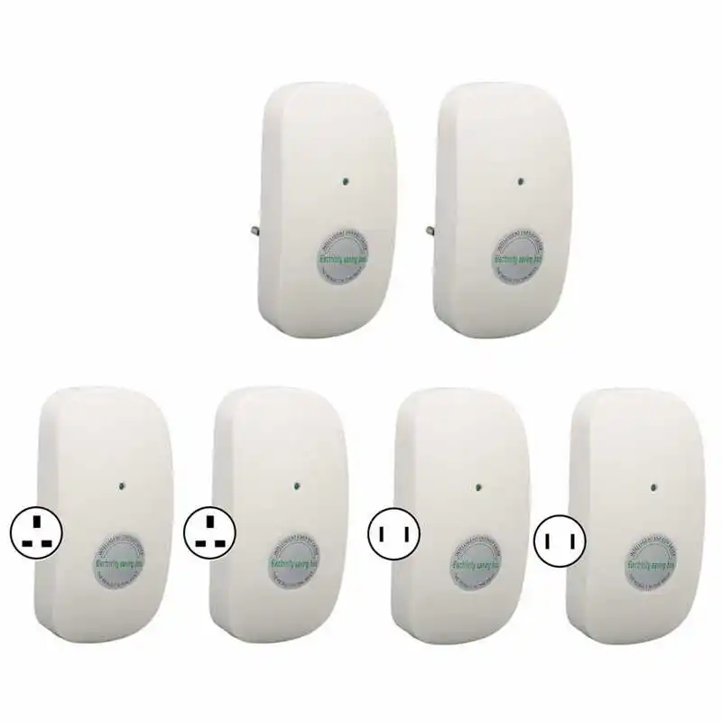

2pcs Smart Electric Box Energy Saver Power Saver House Voltage Stabilizer Energy Saving Device AC 90‑250V
