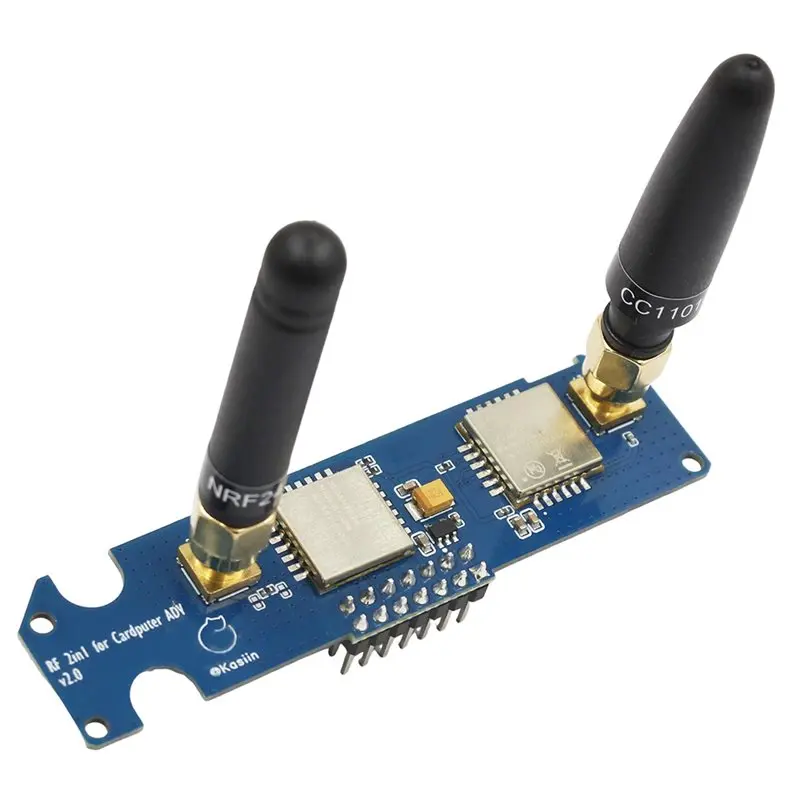 Фото Двухдиапазонный модуль B27B NRF24 и CC1101 2-в-1 для платы M5stack Cardputer ADV RF, улучшенная антенна для стабильности сигнала 2.4G/433M №1