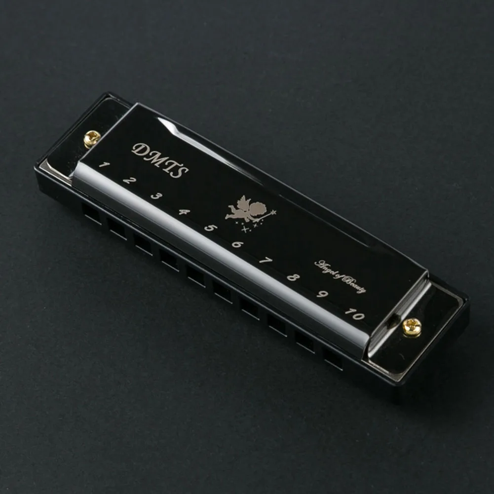 

Musical Instruments Harmonica 10 Holes 20 Tone For Students Beginner Key Of C Resin Frets Stainless Steel Cover