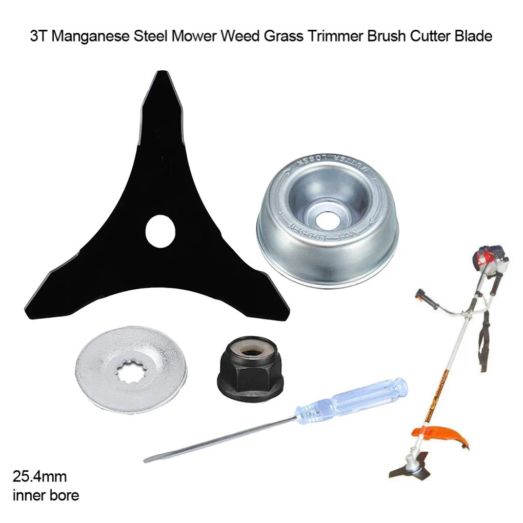 2 упаковки 3 зубца лезвия для кустореза лезвие поедания сорняков острая головка