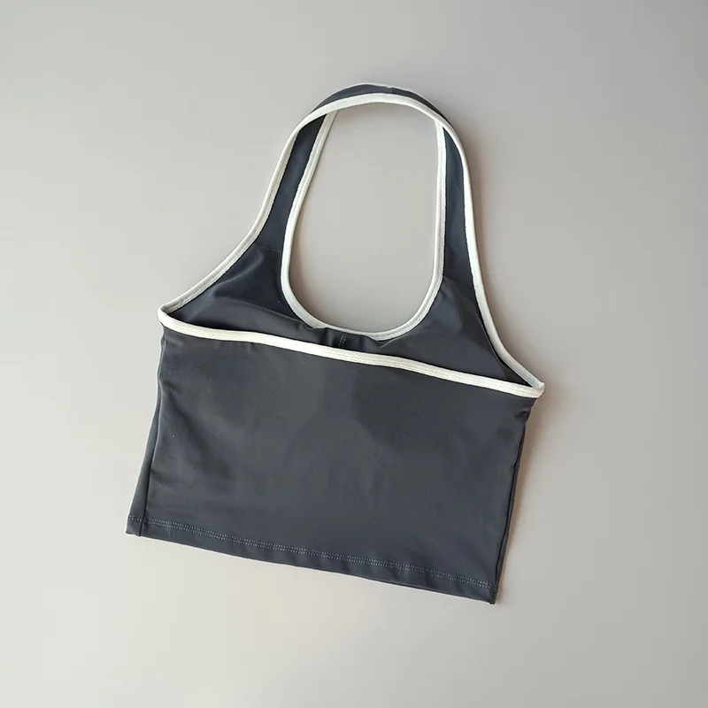 GymHUB  Sexy Neck Hanging Vest With Chest Beautiful Back Quick Drying Fitness Underwear, Gathering And Sports Bra