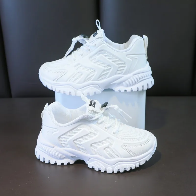 

Sneakers New Children Casual Running Sports Shoes Mesh Platform Kids Anti-slippery Girlstenis Shoes Sneakers Surface Boys For