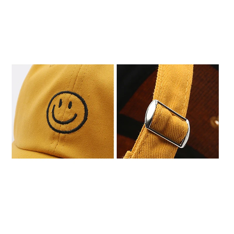 Высококачественная бейсболка ANWEAR модные головные уборы со смайликом