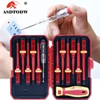 Набор изолированных отверток VDE, Набор прецизионных отверток, звездообразные биты, набор ручных инструментов электрика